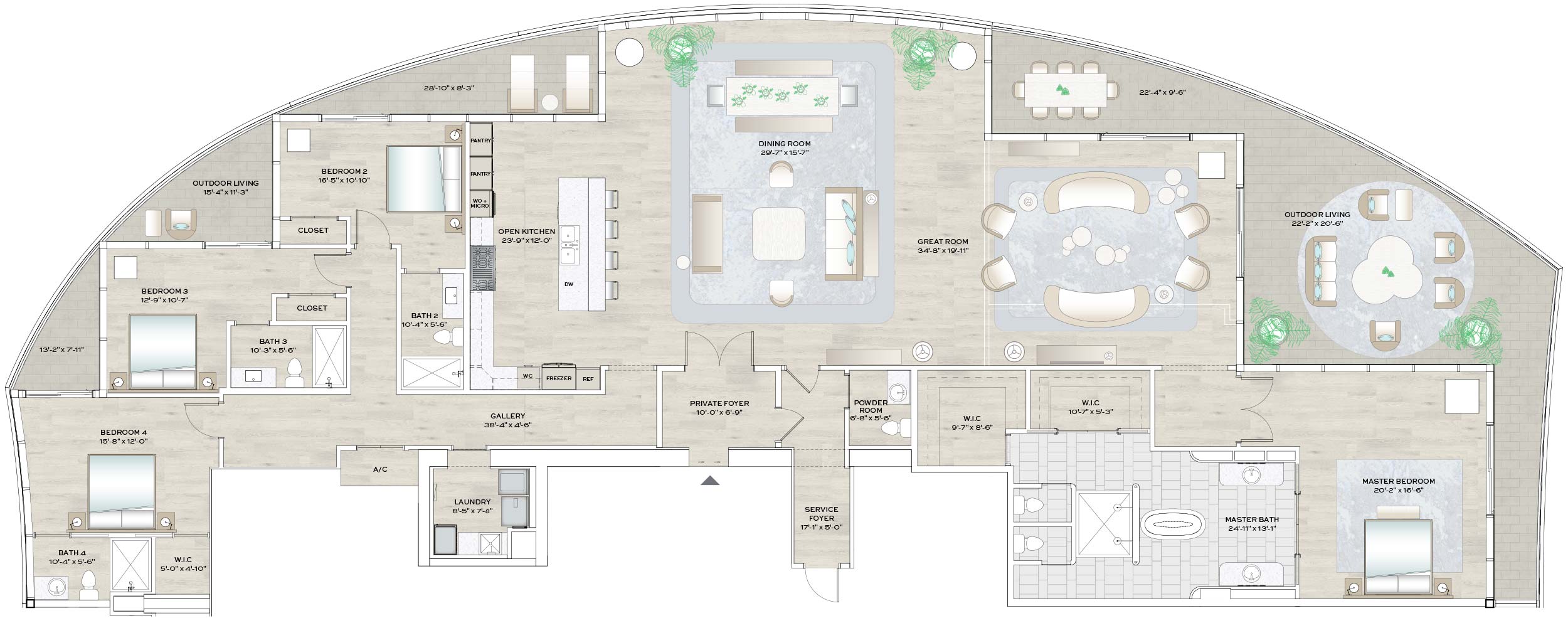 Floorplans - Forte on Flagler